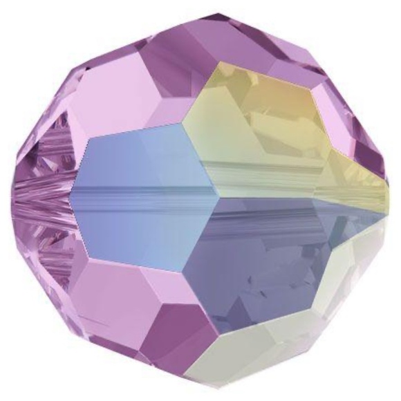 As Low As $2 4mm Light Amethyst AB Swarovski Crystal Round 5000 Beads 8pcs - Picture 1 of 2